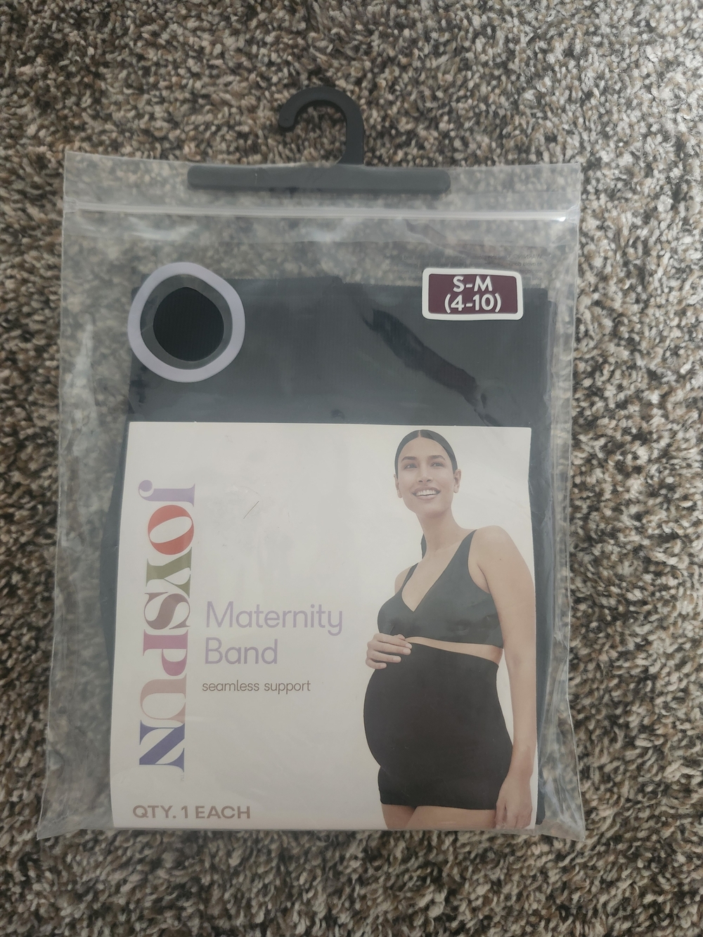 Joyspun Maternity Band in Black - Seamless Support